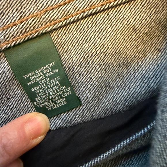 Ralph Lauren Dark Blue Denim Women’s Jean Jacket Sz-S. DD1 - Picture 7 of 10